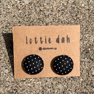 2/$15 🦋 Polka Dot earrings  vintage handmade